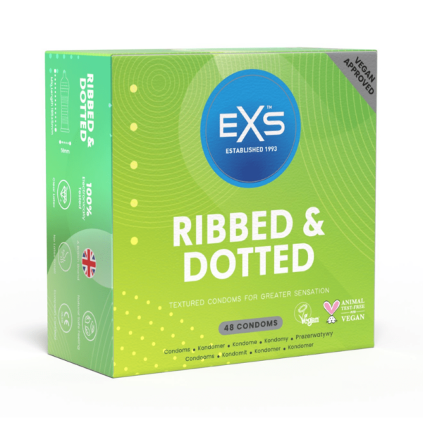 EXS Ribbed and Dotted Condoms 1