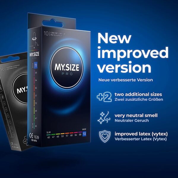 MY.SIZE Pro 72mm Condoms 5